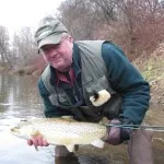 John McKernan - NHOLC fly fishing instructor NHOLC fly fishing instructor with beautiful trout