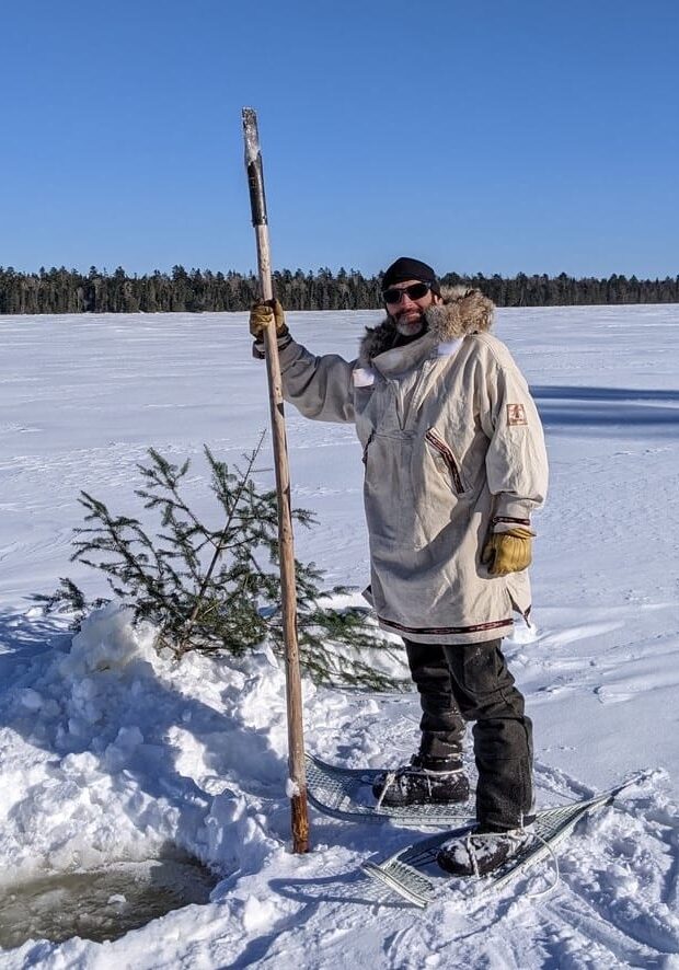 Rick Swain - NHOLC instructor Outdoor expert and Army Ranger, Rick Swain in an arctic environment